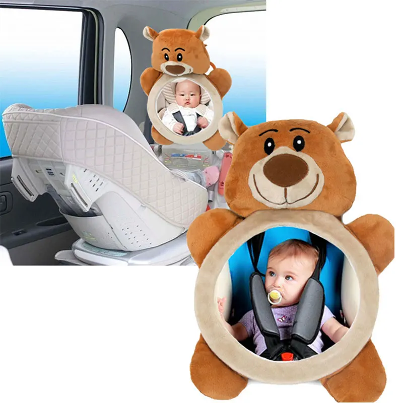 Baby Car Mirror Car Safety View Back Seat Mirror Baby Facing Rear Ward Infant Care Square Safety Kids Monitor Car Accessories