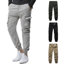 Осенние мужские тактические штаны с несколькими карманами, мужские брюки-карго для улицы, повседневные рабочие штаны 29-38, спортивные штаны