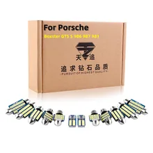 

Auto LED Interior Light Kit For Porsche Boxster GTS S 986 987 981 1996-2016 Map Dome License Plate Lamp Car Lighting