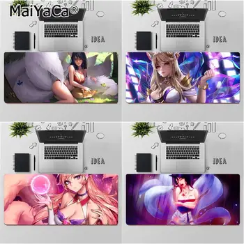 

MaiYaCa Top Quality Ahri League of Legends Laptop Computer Mousepad Free Shipping Large Mouse Pad Keyboards Mat