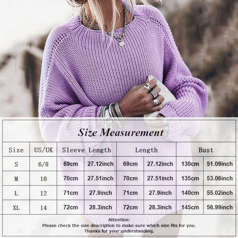Autumn Casual Pullovers Sweaters Women Hollow out Loose O-neck Top Long Sleeves Solid Knitted Cotton Office Ladies Soft Sweaters