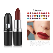 

Lezyan 29 Colors Matte Head Velvet Waterproof Long-lasting Non-stick Cup Lipstick Lipsticks Lip Gloss Professional Makeup