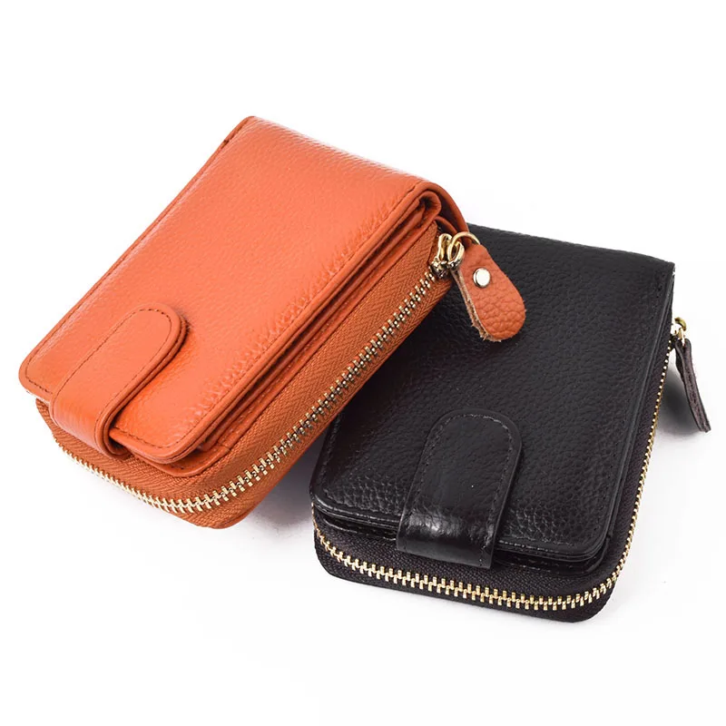 Натуральная кожа 2 в 1 Rfid Блокировка Карты Кошелек и водительские права карман