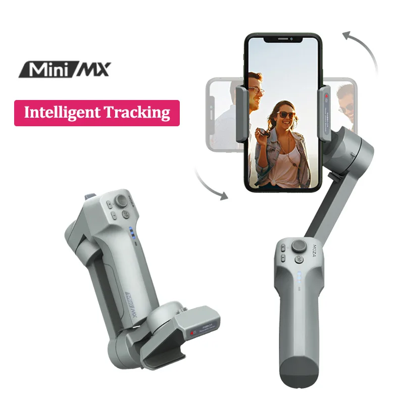 

Moza Mini MX Smartphone Gimbal 3-Axis Handheld Stabilizer for iPhone 11 Pro Max Samsung Huawei Xiaomi Vlog Selfie Stick Gimbal