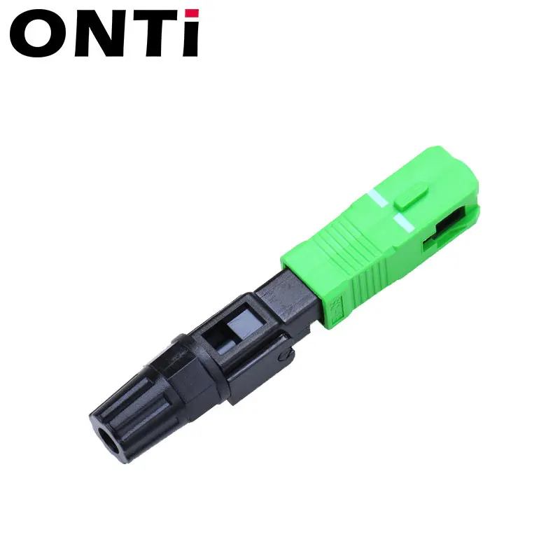 ONTi 200PCS FTTH SC APC Single Mode SC UPC Fiber Optic Quick Connector FTTH Fiber Optic 2