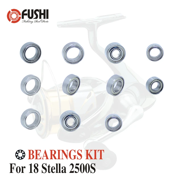 Fishing Reel Stainless Steel Ball Bearings Kit For Shimano 14 Stella 2500S  2500 HGS / 03239 03243 Spinning reels Bearing Kits - AliExpress