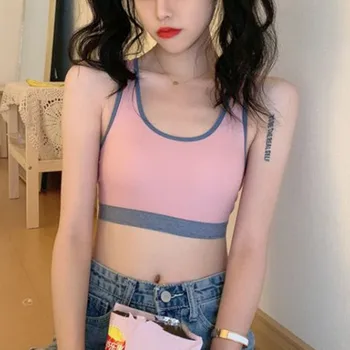 

Women Cross Straps Bra Beautiful Back No Steel Ring Tube Top Ladies Seamless Thin Section Sports Wrapp Chest Women Bras