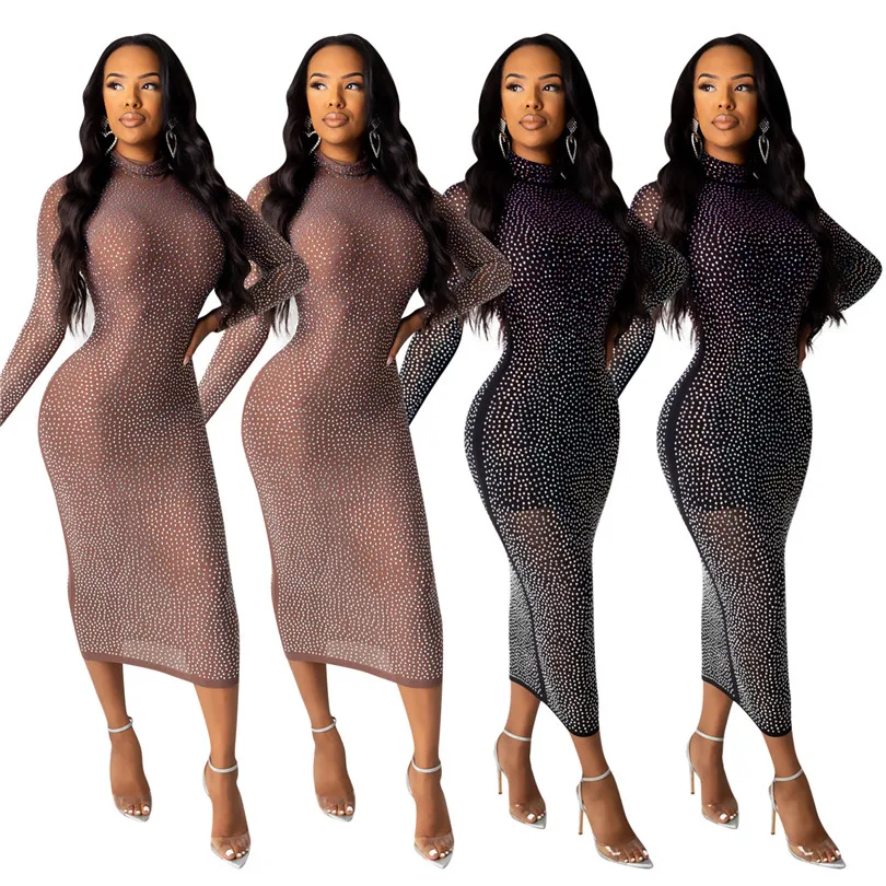long sleeve midi sheath dress