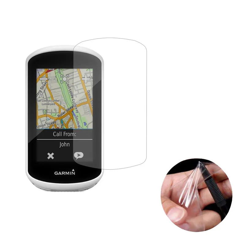 3 шт. ПЭТ прозрачный протектор экрана Защитная пленка для Garmin Edge Исследуйте