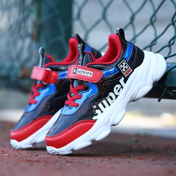 

child Big Boy Sports Shoes Outdoor Running Shoes kids Basketball Shoes Students Sneakers Waterproof Leather Casual SD058
