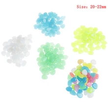 50 шт Темный Сад светящийся Булыжный Камень искусственная светящаяся каменная тротуар Патио газон сад двор декоративный камень