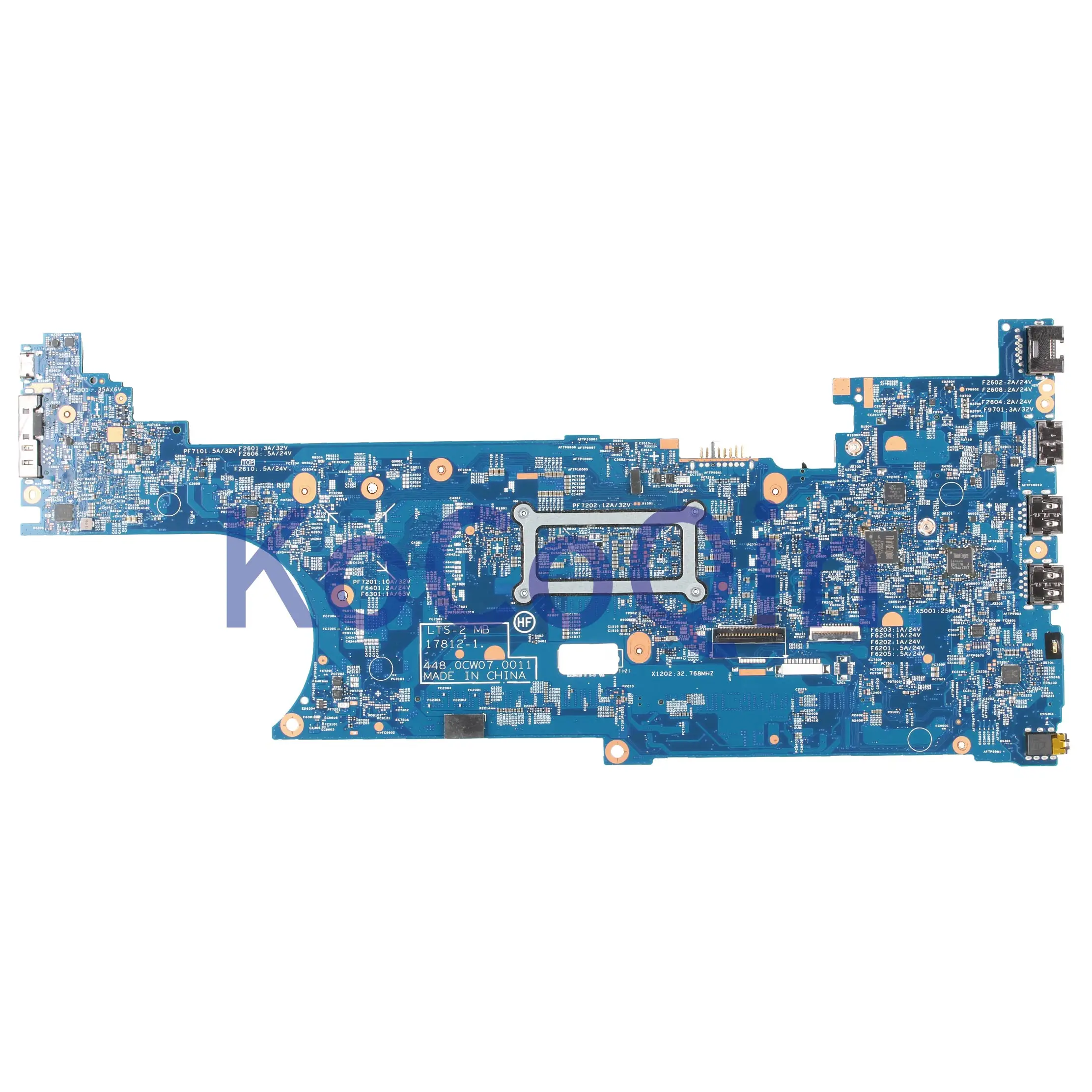 Very best  KoCoQin Laptop motherboard For LENOVO Thinkpad T580 Core SR3L8 i7-8650U Mainboard 01YR258 17812-1
