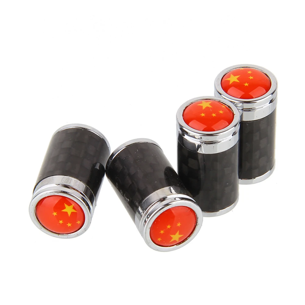 

Chinese Flag Logo Car Wheel Tire Valves Caps For Bmw F20 Jeep Renegade Subaru Forester Citroen C5 Volvo S60 Nissan Qashqai Honda
