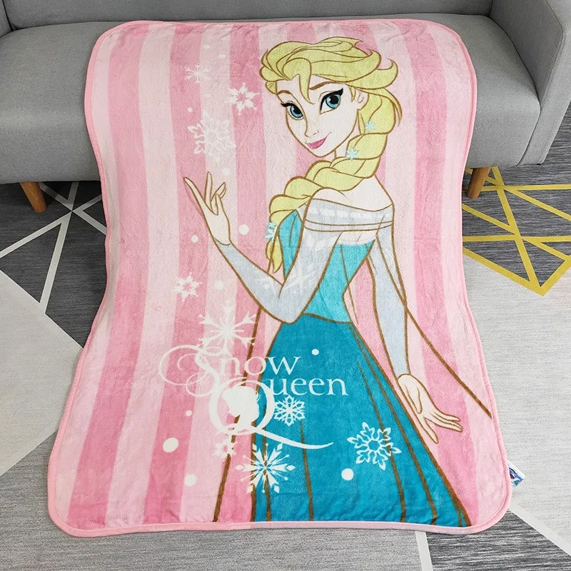 Дисней мультфильм розовый Снежная королева холодное сердце принцесса мягкий фланелевый плед 100x140 см для детей девочки подарок на кровать диван