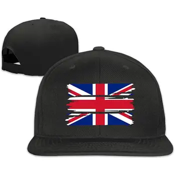 

British Flag Men&Women Baseball Caps, Adult Flat Brim Snapback Cap