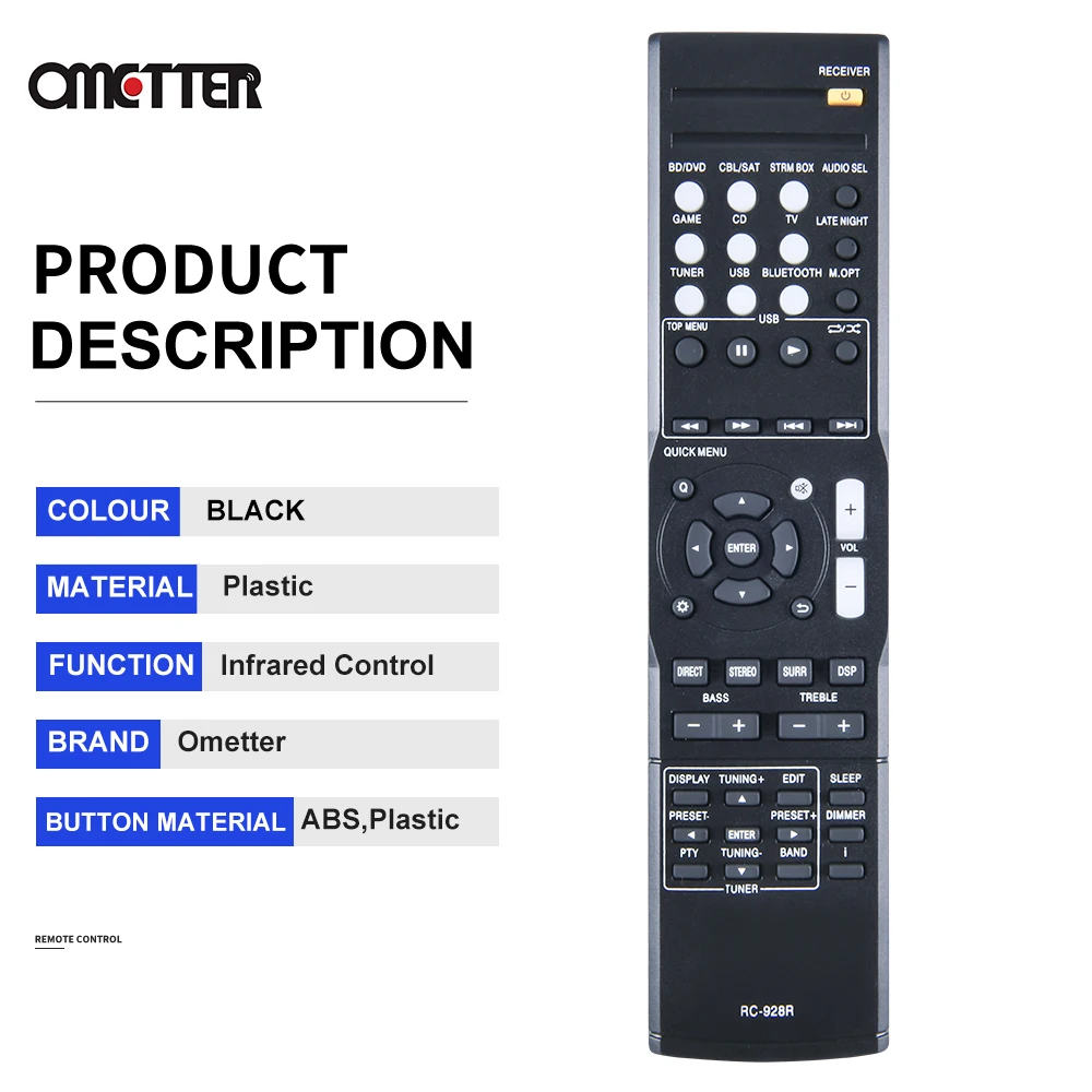 For Onkyo Amplifiers Remote Control RC-928R RC-909R