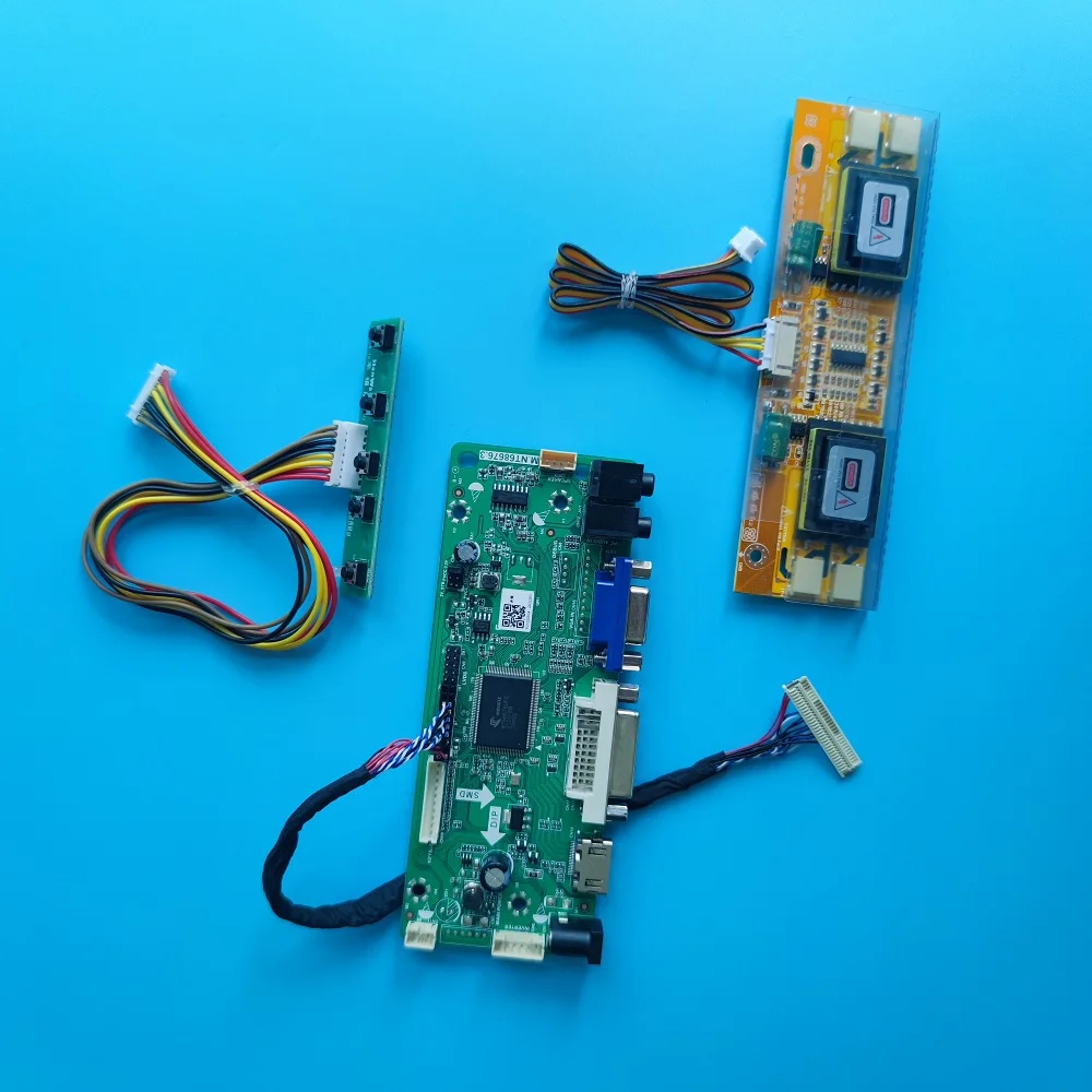 

kit for HSD190ME13 LVDS 4 lamps 19" DIY M.NT68676 Driver 30pin 1280X1024 Controller board DVI VGA Monitor Screen