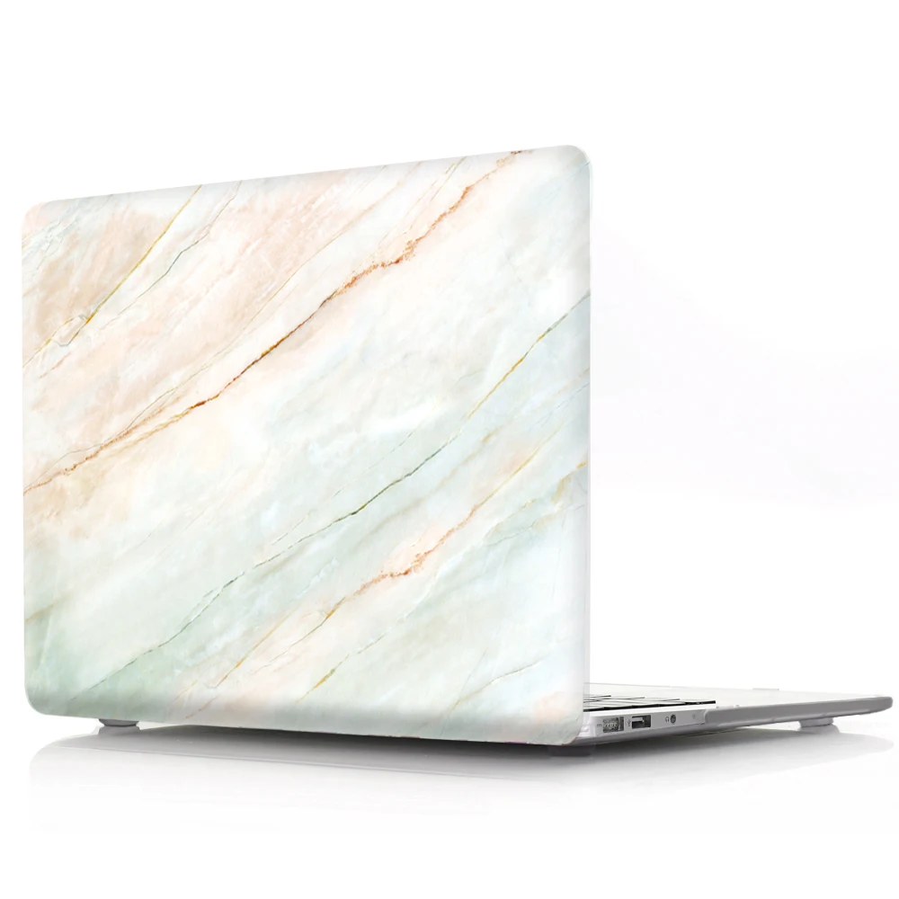 Мраморная текстура Прочный чехол для ноутбука для Macbook Air Pro retina 11 12 13 15 Touch Bar для macbook New Air 13 A1932+ крышка клавиатуры
