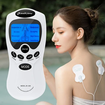 

Tens Unit Muscle Stimulator Dual input Electrodes Acupuncture Tens Therapy Body Neck Massager Relax Stress Health Care Massage