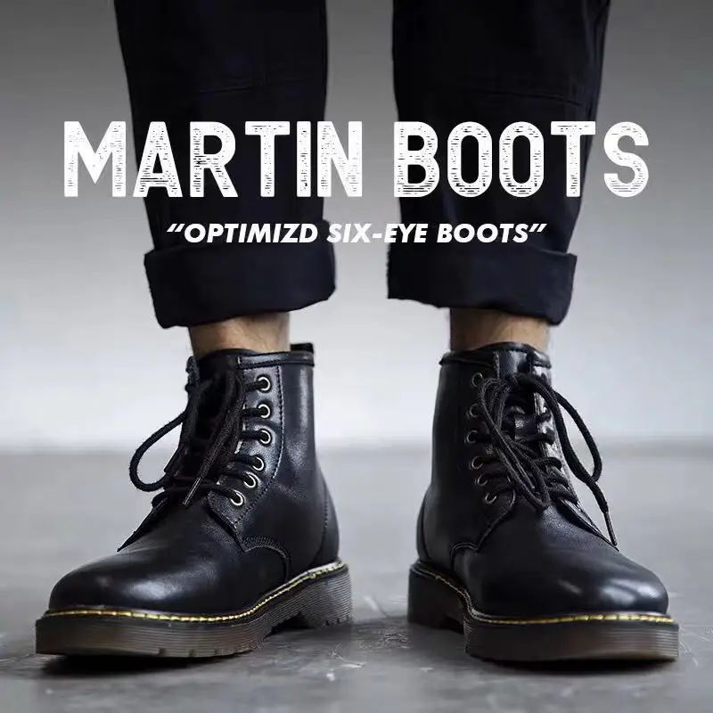 Dr. Martins/модные повседневные женские ботинки на шнуровке удобные женские ботинки из дышащей ткани на шнуровке женская обувь на толстой подошве, Размеры 35-47