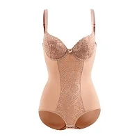 Lady Slimming Burn Fat Briefs Shapewear Tummy Slim Lace Bodysuit Full Body Shaper Slimming Underwear Vest Bodysuits Jumpsuit - Цвет: Dark Blue