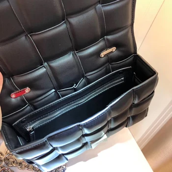 

Women Shoulder Bag Hangbags Designer Flap Genuine Leather Plaid Purse Cassette High Quality Famous Pillow Tote Bag Drop Shipping