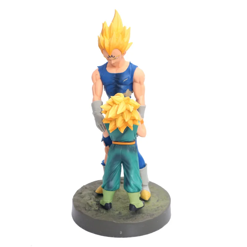 

Anime Garage Kit Model qlzds Parent-Child Goodbye Trunks Vegeta PVC Box Decoration