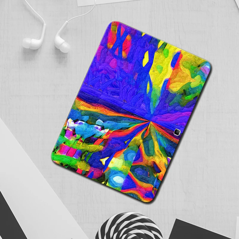 For Samsung P5200 Чехол для планшета с рисунком для samsung Galaxy Tab A 3 4 9,7 10,1 T550 T555 SM T530 T531 SM-T530 GT P5200 P5210 силиконовый чехол+ ручка - Цвет: For Samsung P5200
