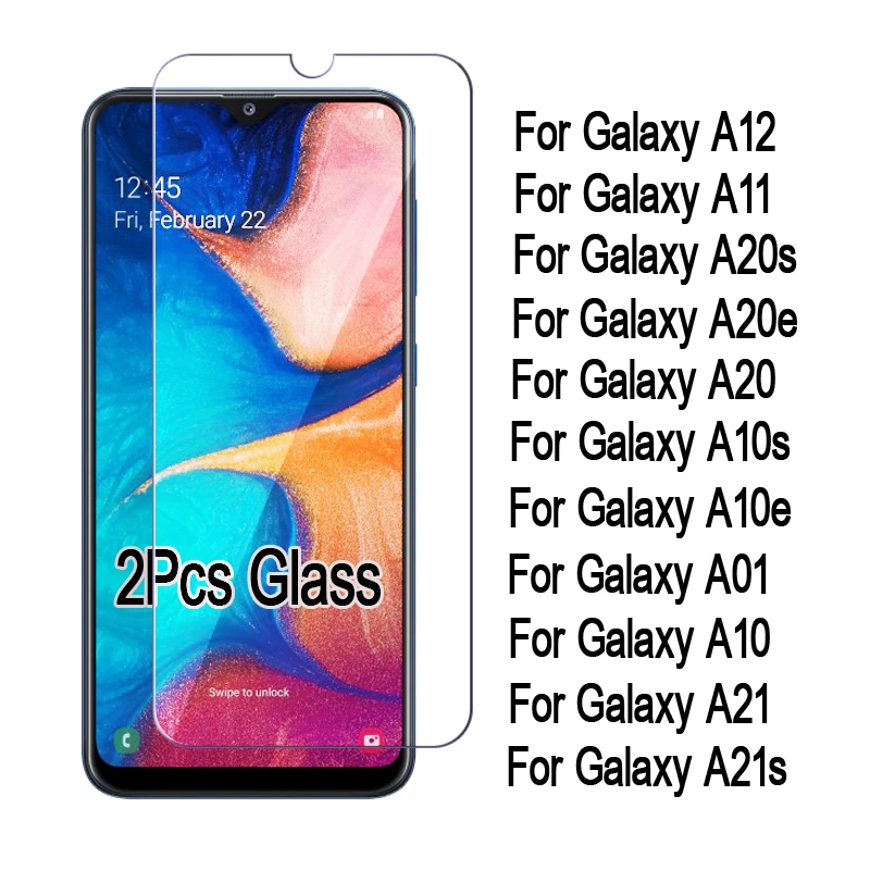Vetro Per Samsung Galaxy A11 A10 A01 A10E A10S A12 A20 A20E A20S A21 A21S Custodia Custodia Protettiva Su Samsung A11 A12 A10 A20 Vetro