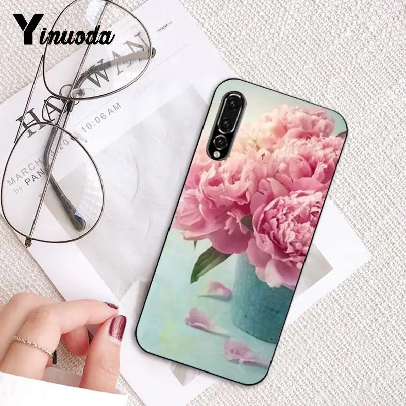 Pink Flower Peony On The Vase