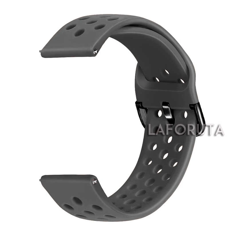 Galaxy Watch 46 мм для samsung gear S3 Frontier huawei Watch GT ремешок 22 мм ремешок для смарт-часов аксессуары для женщин и мужчин браслет - Цвет ремешка: Dark gray