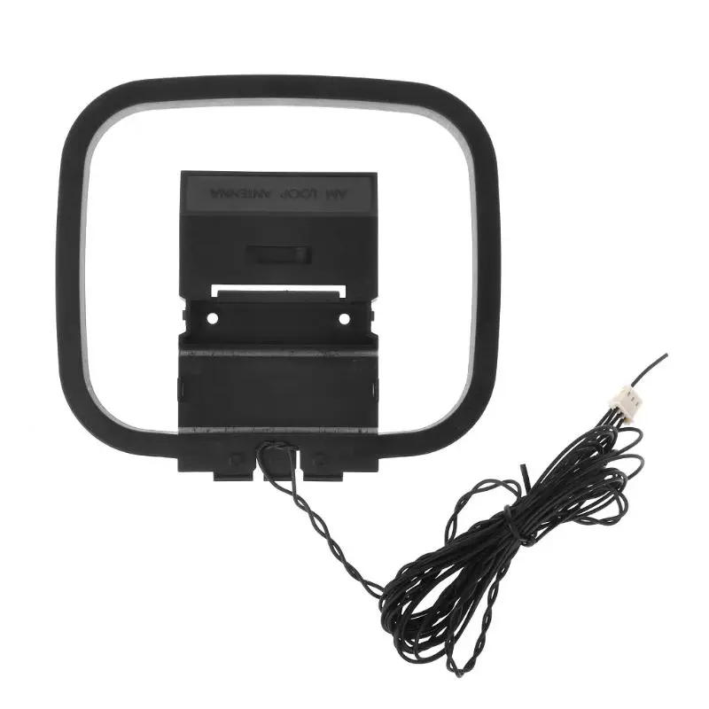 FM AM Loop Antenna for Receiver with 3-Pin Mini Connector 1PCS