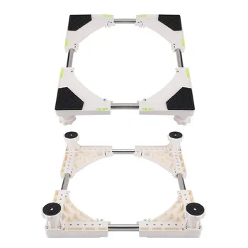 

4/8 Feet Shockproof Refrigerator Holder Adjustable Stand Washing Machine Base Mount With Wheels Household Appliances Bracket