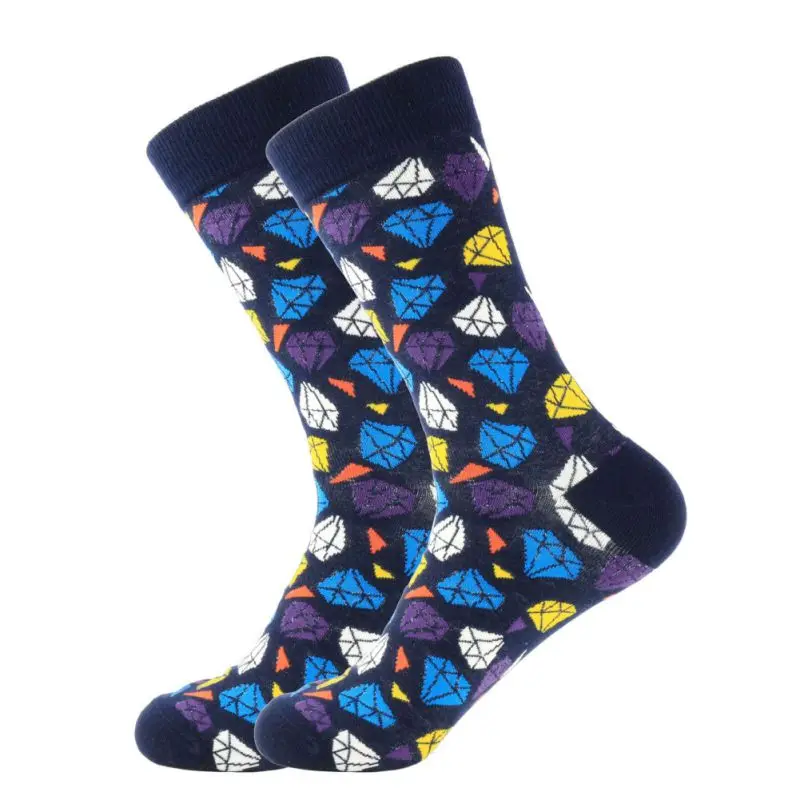 Уличные носки, носки средней длины для мужчин/женщин, Повседневная мода, новинка художественная пара носков, модные носки под платье
