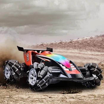 

Hot 4WD Off-road RC Car Toy 1/10 Stunt Tire Drift 360 Degree Spin Racing Vehicle Gift XJS789