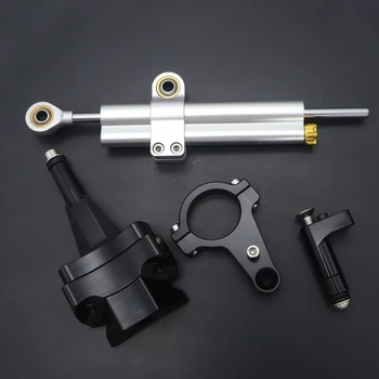 

CNC Universal Aluminum Motorcycle Damper Steering Stabilize Safety Control For kawasaki ninja 400 Z400 2018 2019 ZX-4R