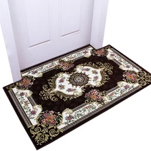 Beibehang Коврик для двери Роскошный Европейский классический домашний ковер для гостиной спальни бытовой квадратный водонепроницаемый нескользящий коврик для пола