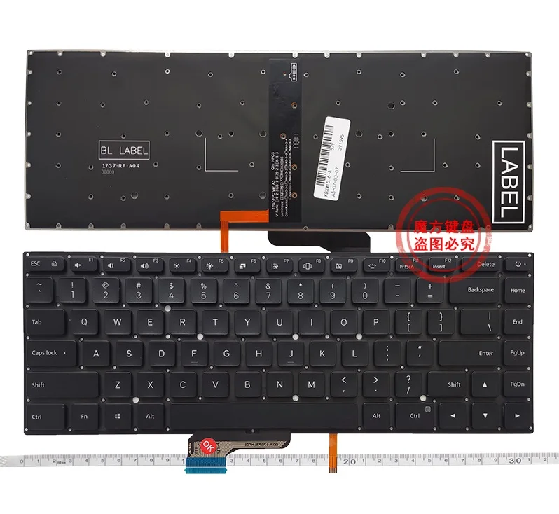 

New US Keyboard Backlight for Xiaomi Mi Notebook Pro 15.6 Inch 171501-AQ 171501-AF 171501-FE Mx250 TM1701 181501 Laptop