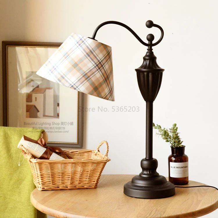 Современный американский стиль, простая настольная лампа, красивая Джейн, Европа, настольная лампа для учебы, лампа для спальни - Цвет корпуса: Greenwindow