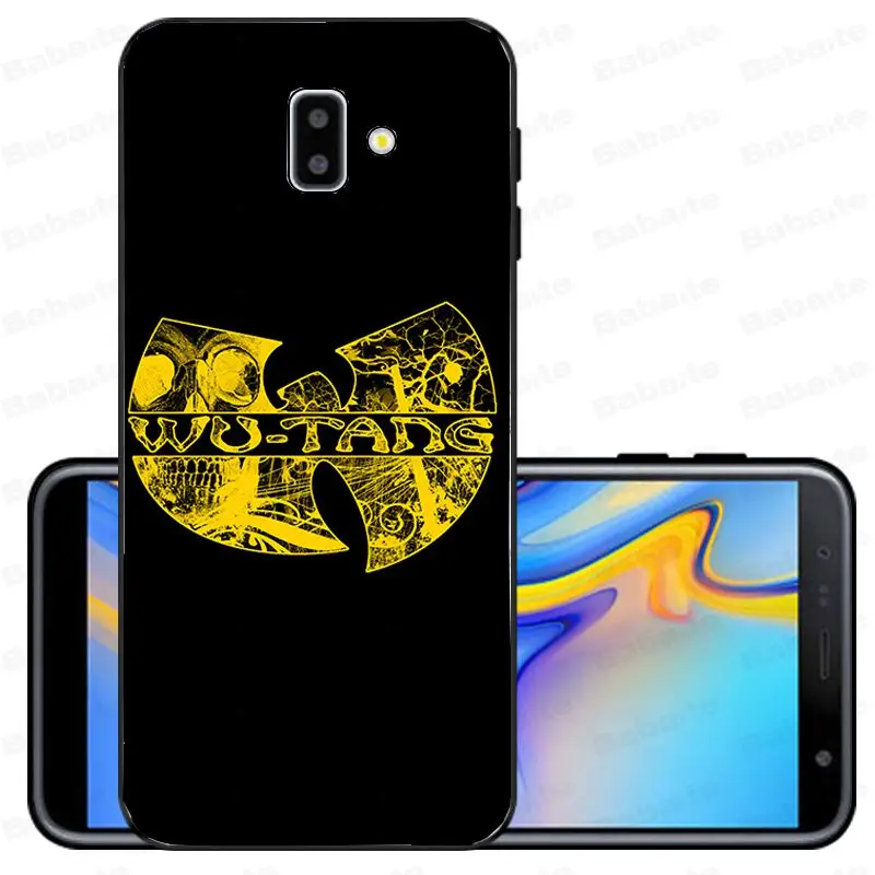 Wu-Tang Wu Tang Clan черный ТПУ Мягкий силиконовый чехол для телефона samsung Galaxy j6 plus A6 A8 A9 A10 A30 A50 Coque Shell