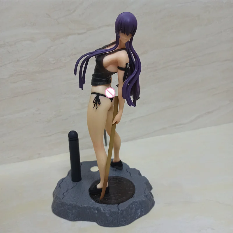 

Anime Chara-ani Highshcool Of The Dead Busujima Saek Sexy Girl PVC Action Figure Collectible Model doll toy 22cm