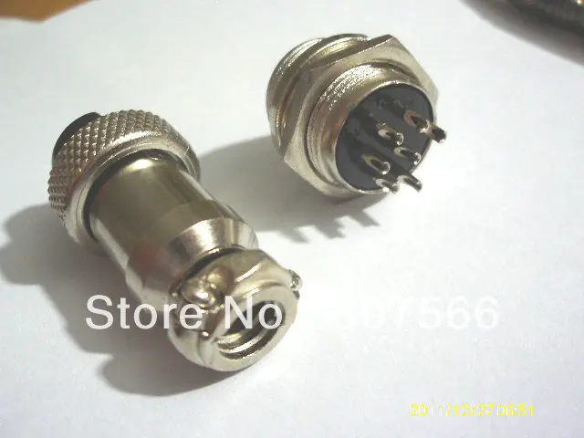50 компл. GX16 16 мм 7 Pin аудио кабель шасси Монтажный Разъем