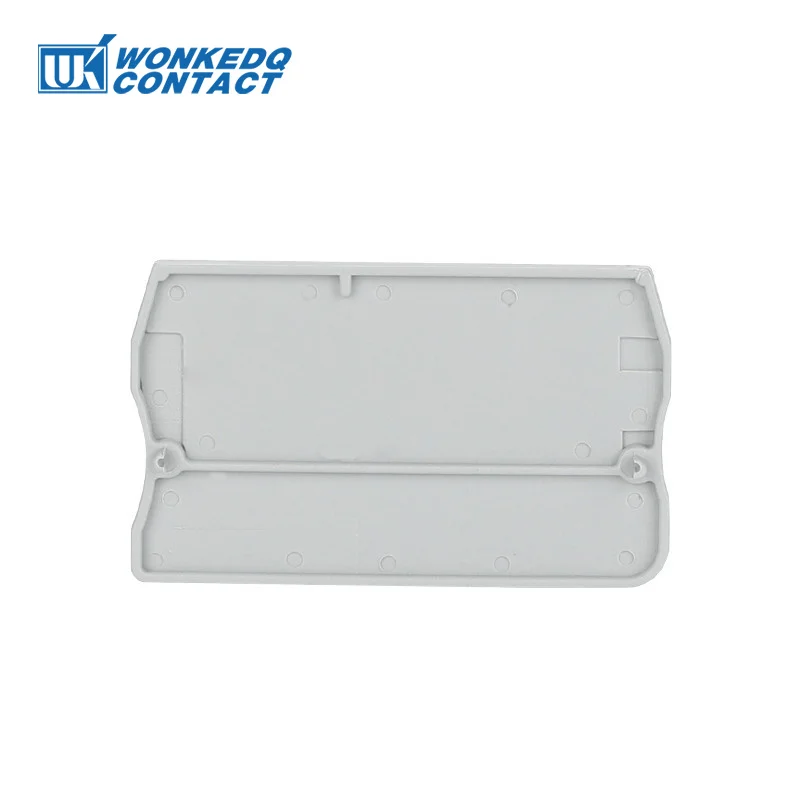 Wire Connectors Din Rail Terminal Block D-ST1.5-2.5 End Barrier Plate For PT2.5/ST1.5/ST2.5 Wire Connector Din Rail PT 2.5 End Cover 1Pc
