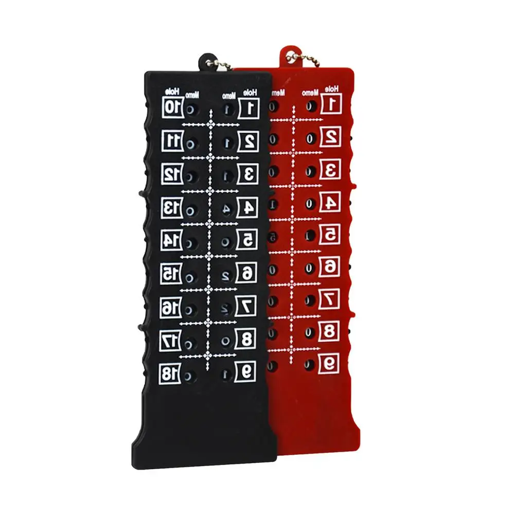 Golf Scorecard 18 Holes Stripe-type Score Stroke Counter | Спорт и развлечения