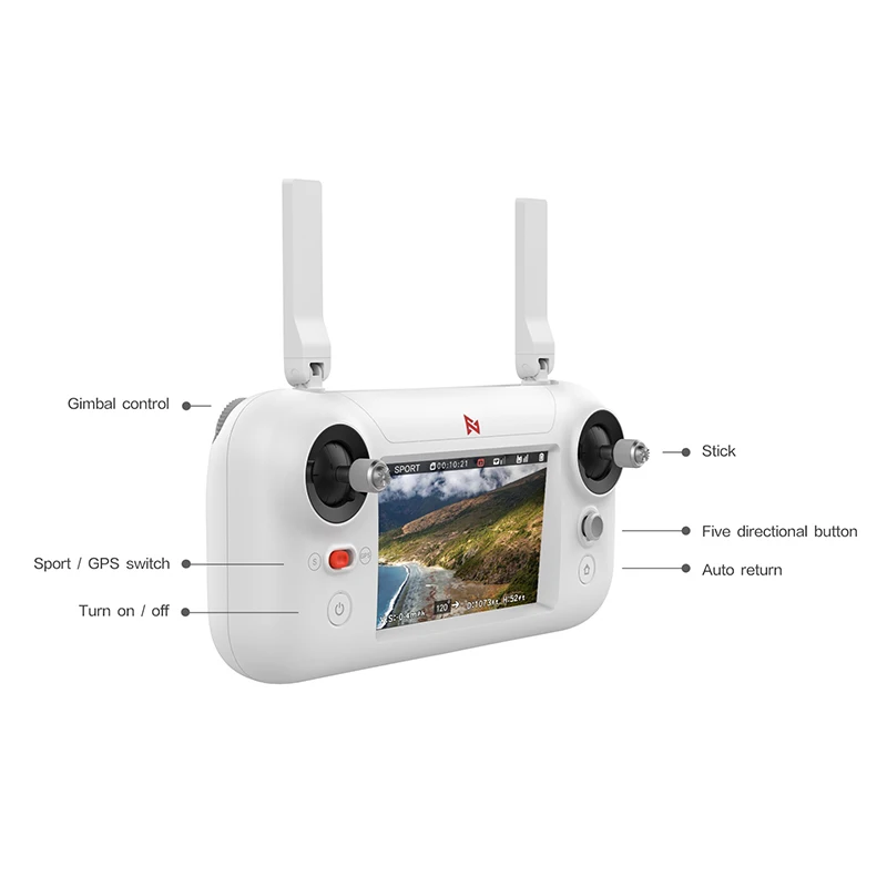 FIMI A3 дрона с дистанционным управлением 5,8G gps 1 км с видом от первого лица HD 2 Ось Gimbal 1080P Камера Квадрокоптер RTF
