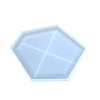

DIY Crystal Epoxy Resin Irregular Geometry Coaster Silicone Mold for Bowl Mats AXYD