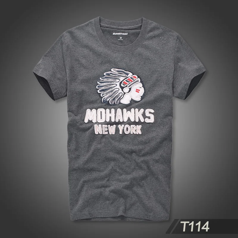 T114 Flower grey Мужская футболка с принтом из хлопка, американский стиль, новинка, модный известный бренд, Летний стиль - Цвет: T114 Flower grey
