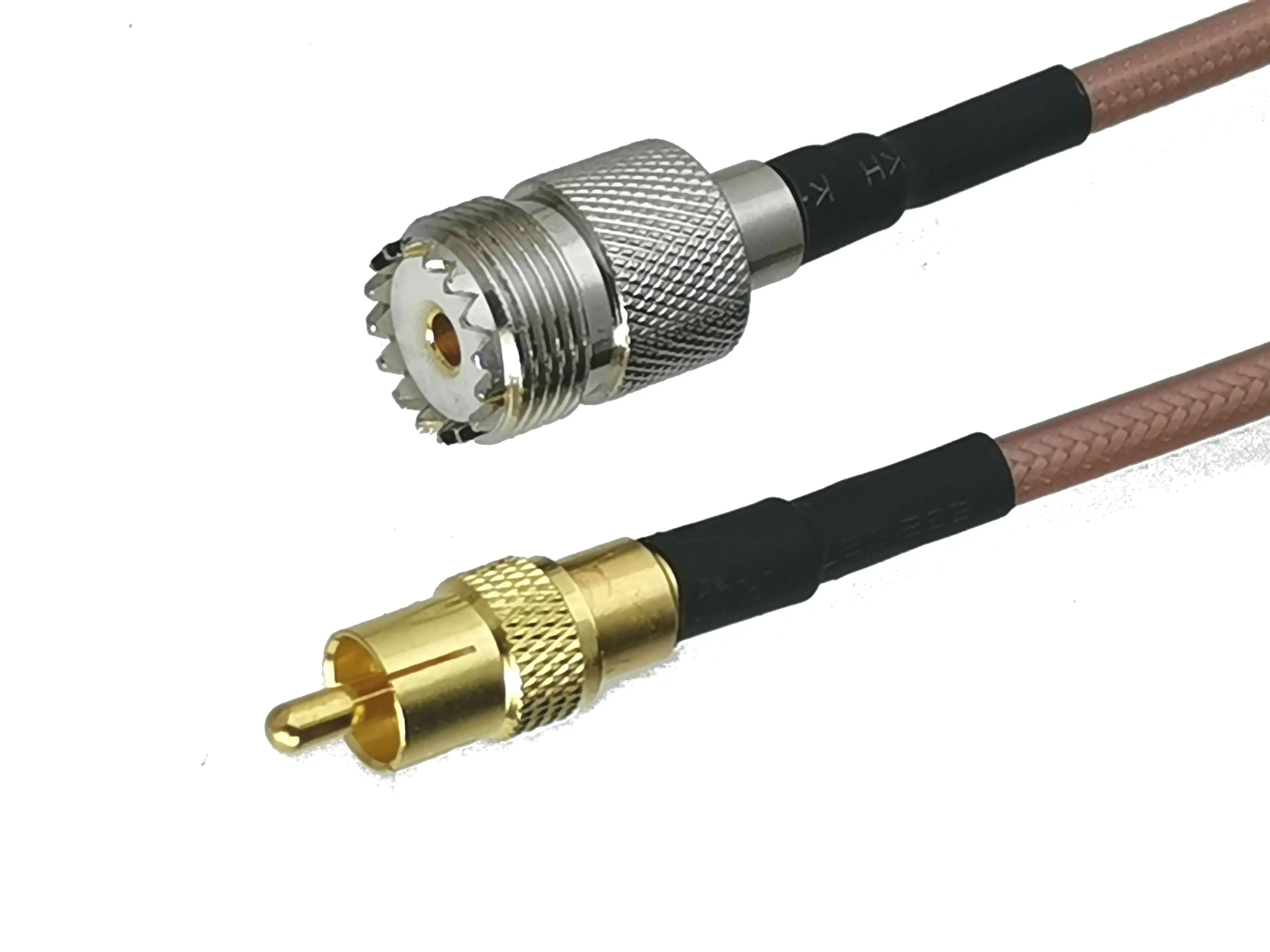 

1Pcs RG142 UHF SO239 Female jack to RCA TV Male plug Straight Connector RF Coaxial Jumper Pigtail Cable 6inch~10M