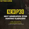 NITECORE New P30 Flashlight CREE XP-L HI V3 LED max 1000LM 8 Working Modes beam distane 618 meter LED torch outdoor rescue light ► Photo 2/6