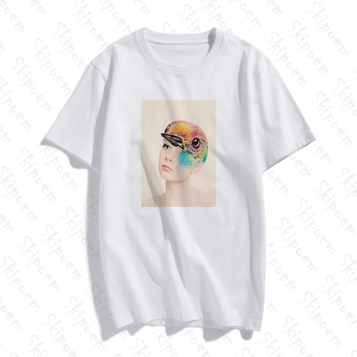 

Birdbrained Photography T-shirt Women Punk Harajuku Korean Style Vintage Plus Size Short Sleeve Cotton Tee Shirt Femme Clothes